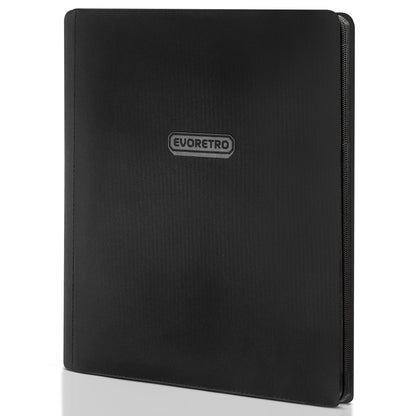 EVORETRO 9-Pocket Zip-Up Trading Card Zipper Binder for 360 cards