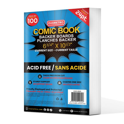 Current Age Comic Backer Boards Size Comic - Backboard 24PT
