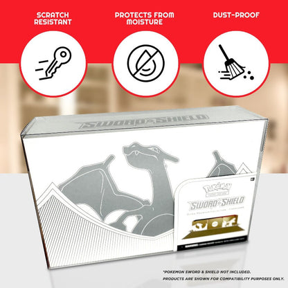 Pokémon TCG Sword and Shield Charizard Ultra Premium Collection EVORETRO PET Box Display Case