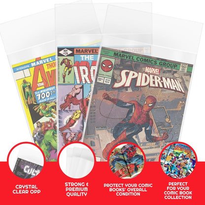 Regular Comic Book Bags Comics - 2 MIL