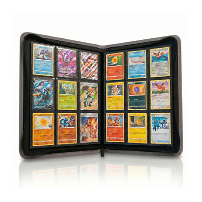 EVORETRO 9-Pocket Zip-Up Trading Card Zipper Binder for 360 cards