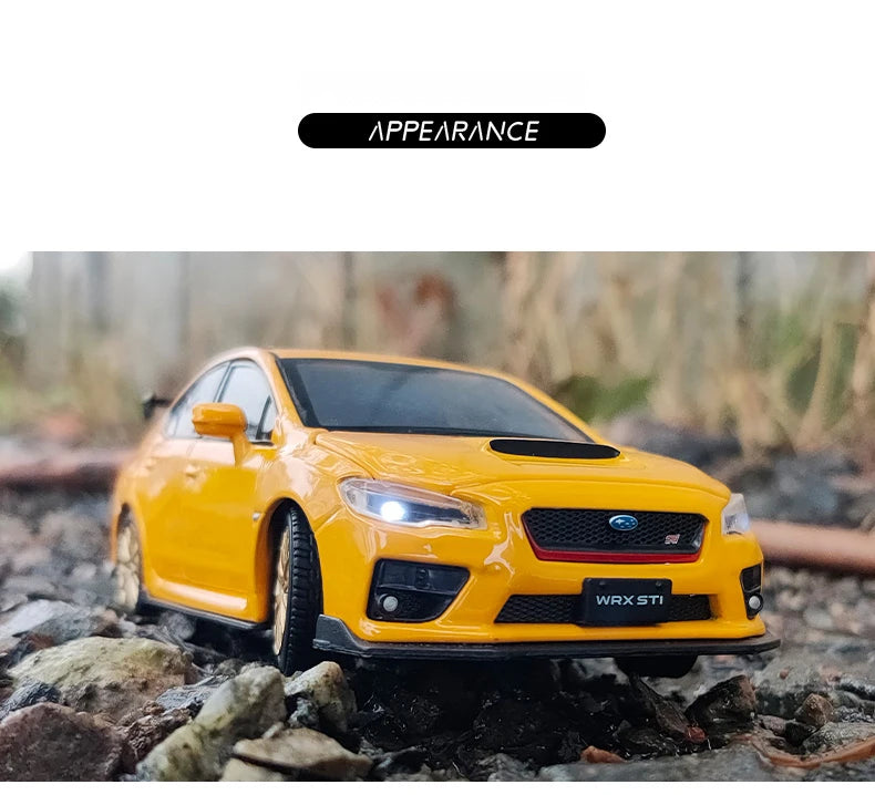 JDM Subaru STI WRX & 2016 Subaru BRZ Supercar Alloy Diecast Model Car