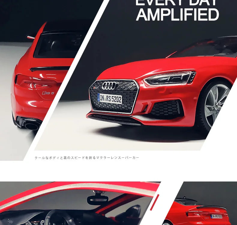 Bburago 1:24 Audi RS5 Coupe Supercar Alloy Car Model Diecasts & Toy Vehicles Collection Car Toy Boy Birthday gifts