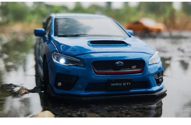 JDM Subaru STI WRX & 2016 Subaru BRZ Supercar Alloy Diecast Model Car
