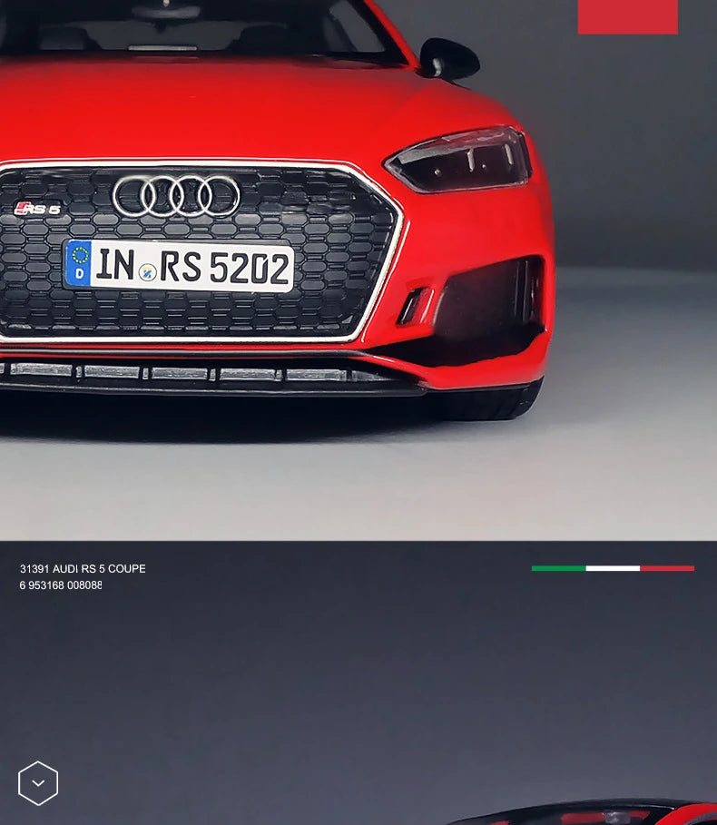 Bburago 1:24 Audi RS5 Coupe Supercar Alloy Car Model Diecasts & Toy Vehicles Collection Car Toy Boy Birthday gifts