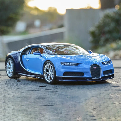 WELLY 1:24 Bugatti Veyron Chiron Supercar Alloy Car Model Diecasts & Toy Vehicles Collect Car Toy Boy Birthday gifts