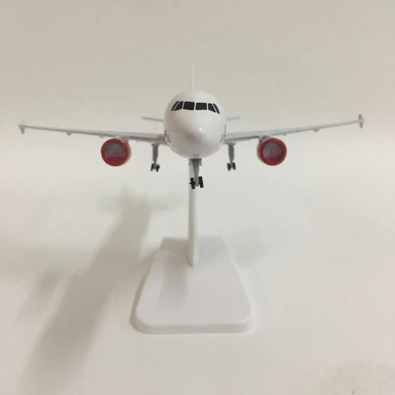 JASON TUTU 20cm Air Asia Airbus A320 Plane Model Airplane Model Aircraft Model 1:300 Diecast Metal planes toys Collect