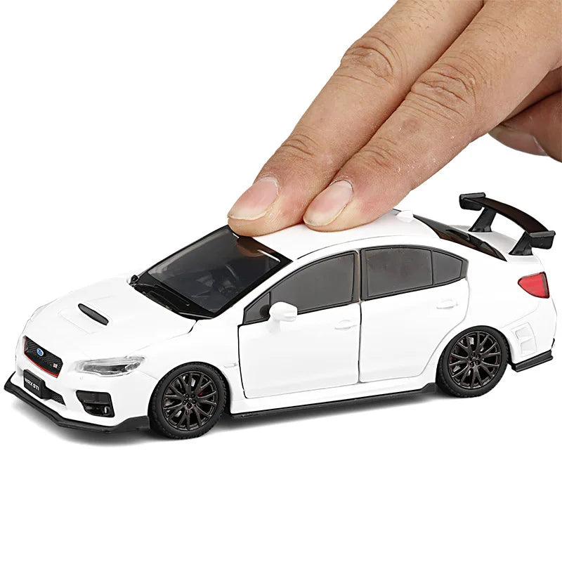 JDM Subaru STI WRX & 2016 Subaru BRZ Supercar Alloy Diecast Model Car