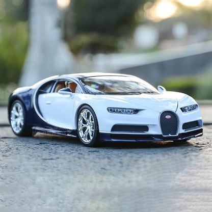 WELLY 1:24 Bugatti Veyron Chiron Supercar Alloy Car Model Diecasts & Toy Vehicles Collect Car Toy Boy Birthday gifts