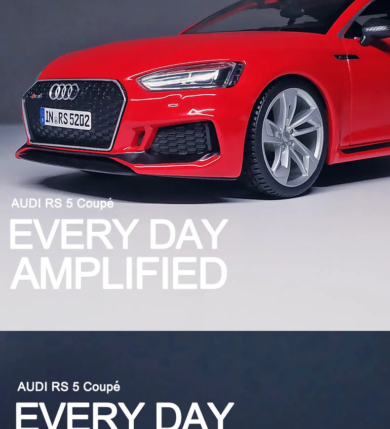 Bburago 1:24 Audi RS5 Coupe Supercar Alloy Car Model Diecasts & Toy Vehicles Collection Car Toy Boy Birthday gifts
