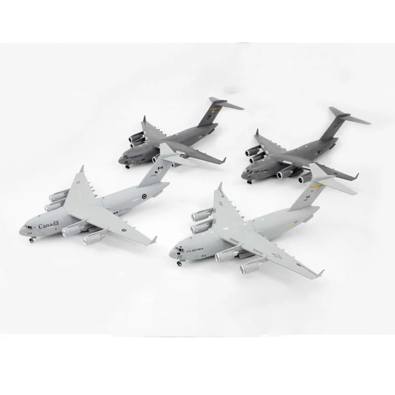 JASON TUTU 1/200 Scale Alloy Model Diecast Aircraft Model USAF C-17 Globemaster III Tactical Military Transport Drop Shipping