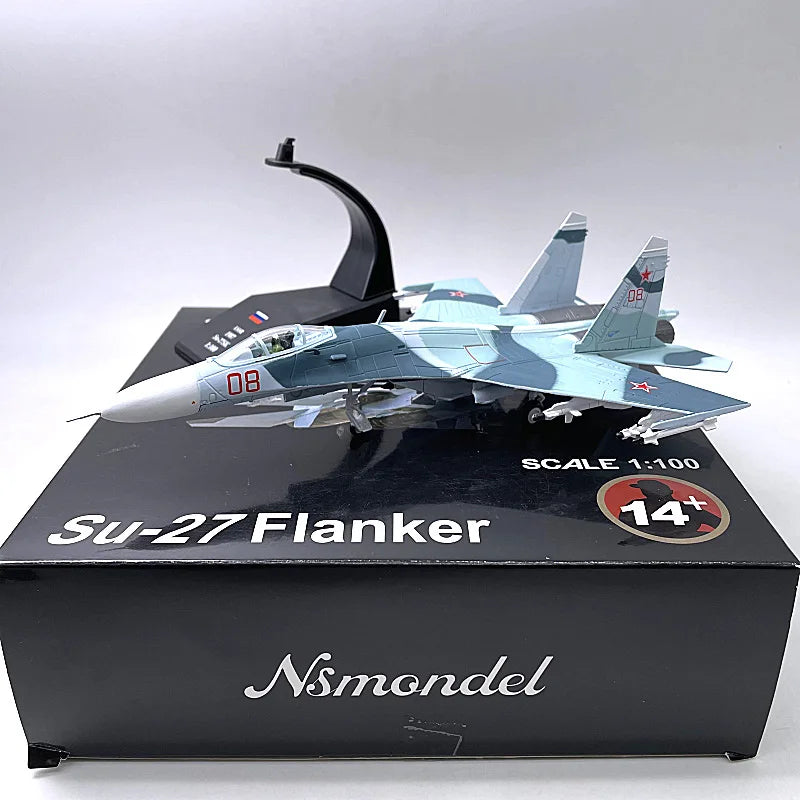 JASON TUTU 1/100 Scale Su35 Alloy Model Russian Fighter SU-35 Aircraft Model Plane Drop Shipping