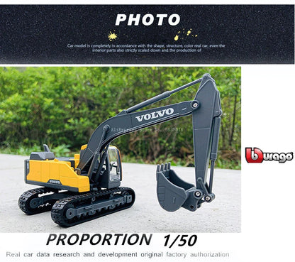 BBURAGO Diecast Construction Vehicle Models