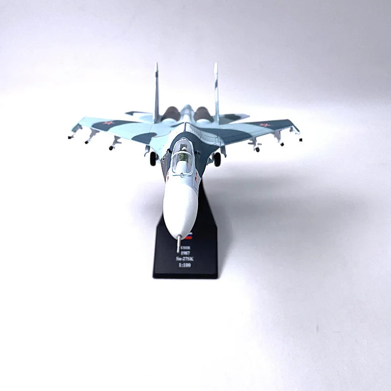 JASON TUTU 1/100 Scale Su35 Alloy Model Russian Fighter SU-35 Aircraft Model Plane Drop Shipping
