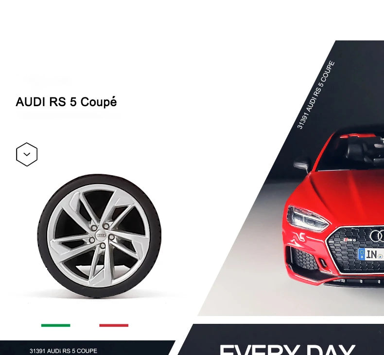 Bburago 1:24 Audi RS5 Coupe Supercar Alloy Car Model Diecasts & Toy Vehicles Collection Car Toy Boy Birthday gifts