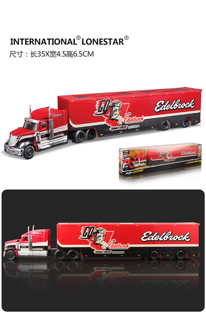 Maisto 1:64 MACK Anthem LoneStar UP Transport Trailer Diecast Model