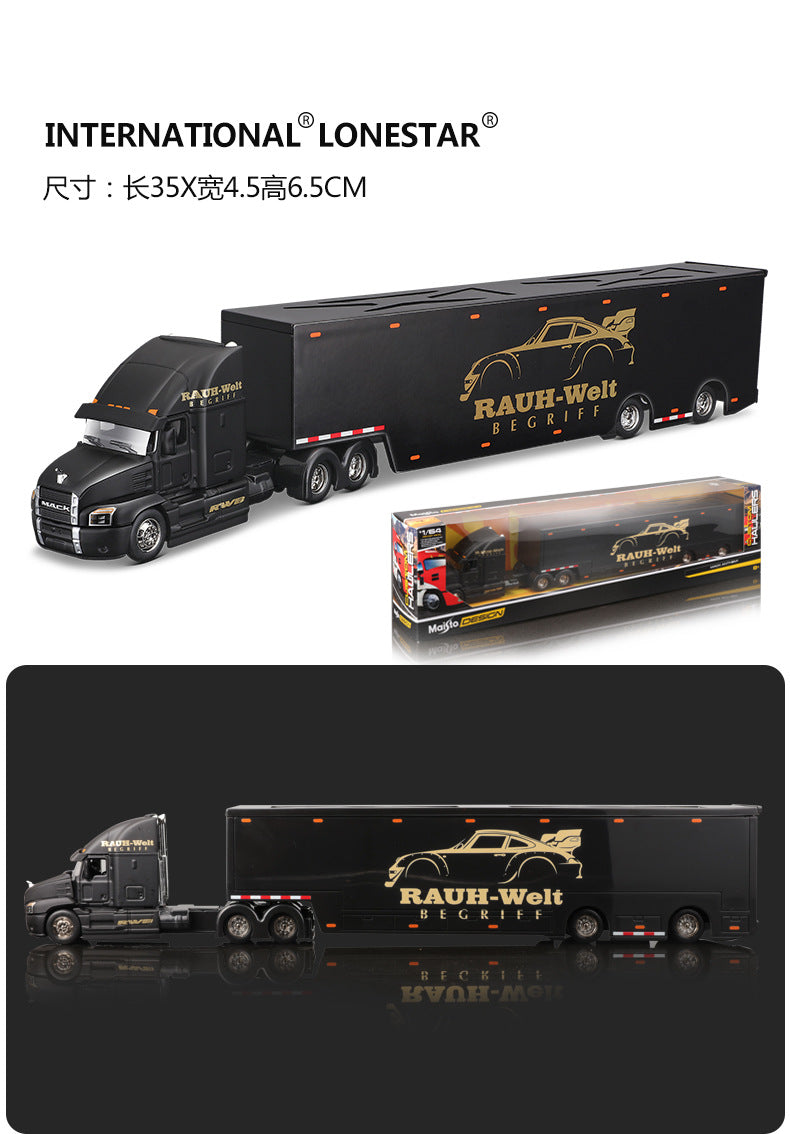 Maisto 1:64 MACK Anthem LoneStar UP Transport Trailer Diecast Model
