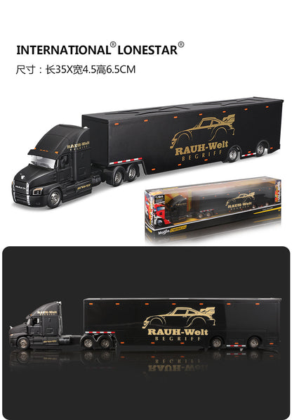 Maisto 1:64 MACK Anthem LoneStar UP Transport Trailer Diecast Model