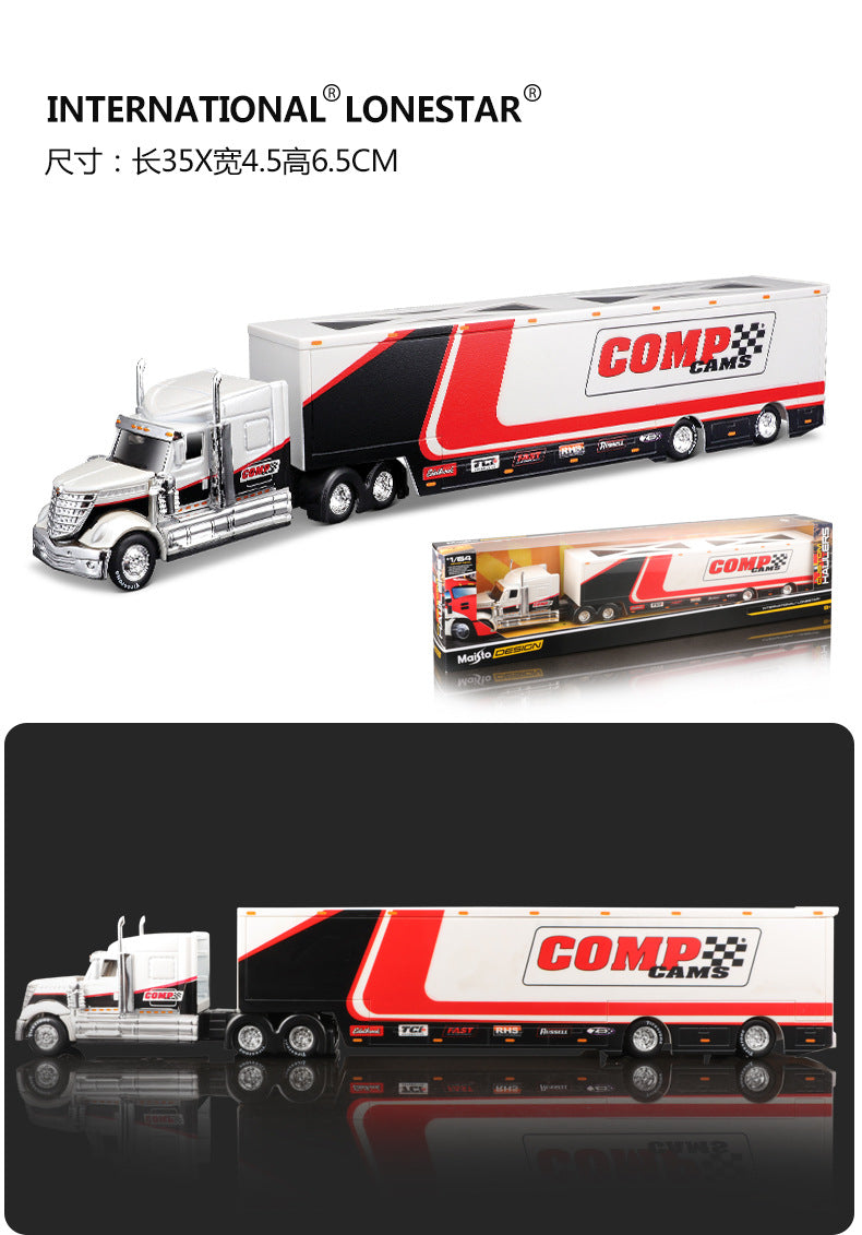 Maisto 1:64 MACK Anthem LoneStar UP Transport Trailer Diecast Model