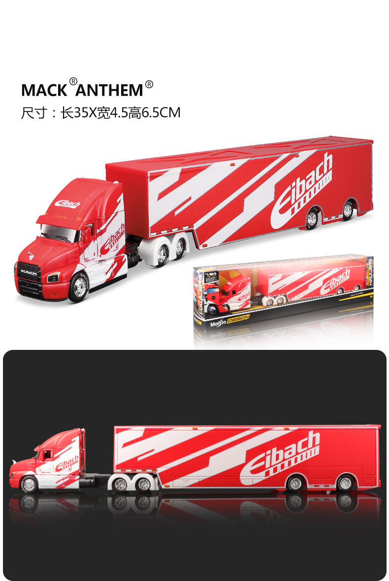 Maisto 1:64 MACK Anthem LoneStar UP Transport Trailer Diecast Model