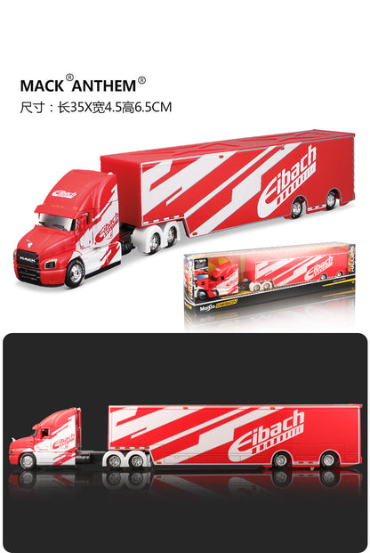 Maisto 1:64 MACK Anthem LoneStar UP Transport Trailer Diecast Model