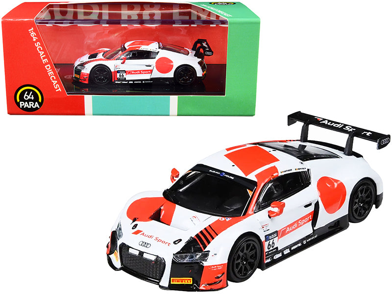 Audi R8 LMS #66 WRT 2018 Suzuka 10 Hours 1/64 Diecast Model Car