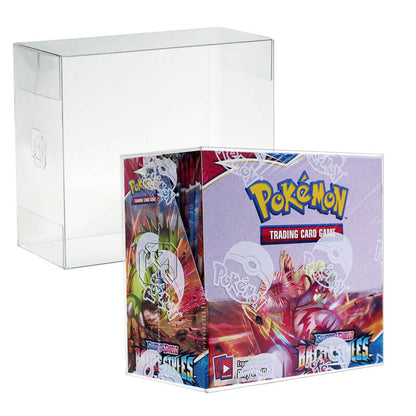 5x Pokemon Booster Large Box PET Protector Soft Crease 0.50 MM