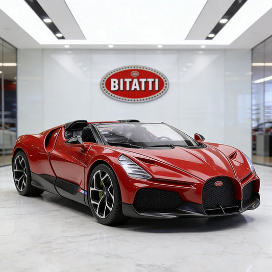 WELLY 1:24 Bugatti W16 Mistral Diecast Model Car