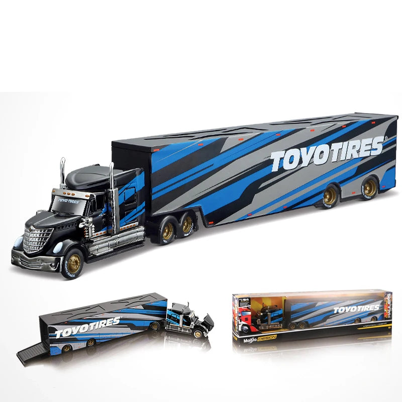 Maisto 1:64 MACK Anthem LoneStar UP Transport Trailer Diecast Model