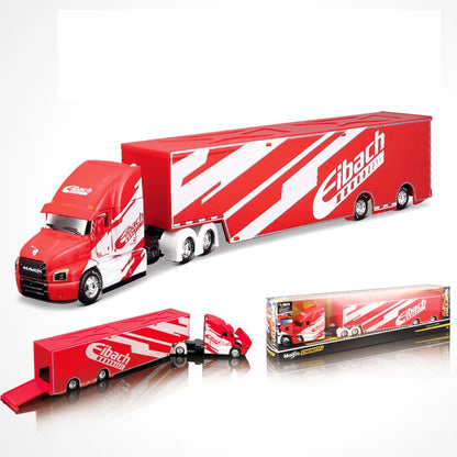 Maisto 1:64 MACK Anthem LoneStar UP Transport Trailer Diecast Model