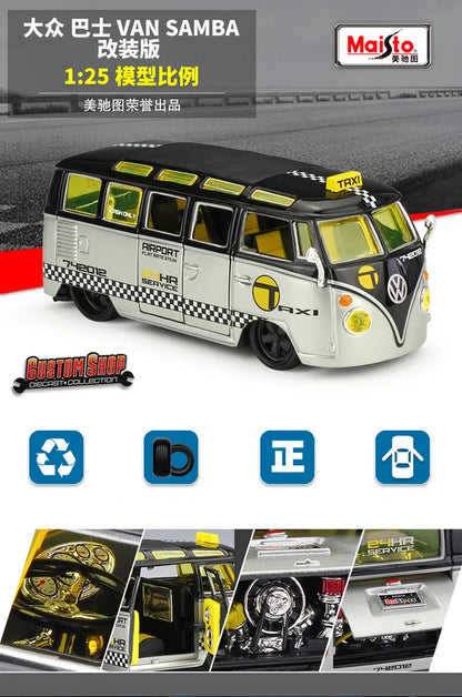 Maisto 1:24 Volkswagen Samba Bus Diecast Model