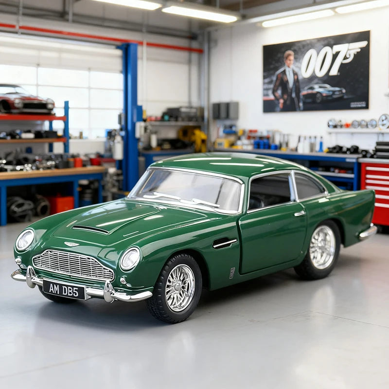 DB5 007 Supercar Alloy Diecast Model Car Premium Collectible Model by WELLY