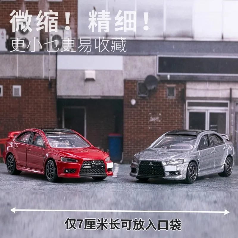 TOMY Mitsubishi Lancer Evolution X (Evo X) JDM 1:64 Diecast Model Car by Maisto