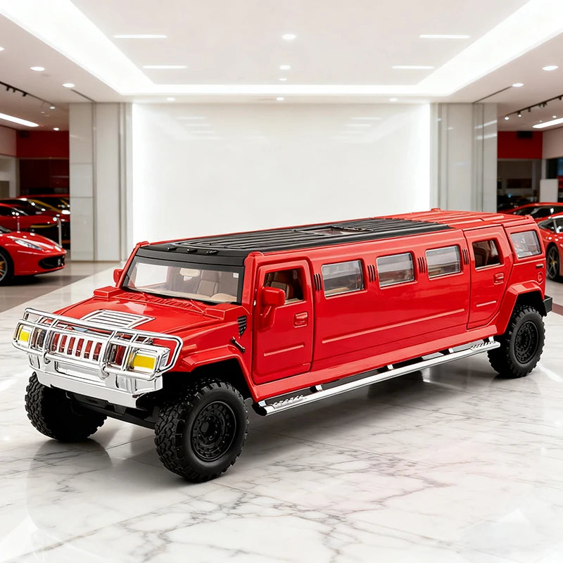 Hummer H2 Lengthen Limousine Metal Diecast Car Model
