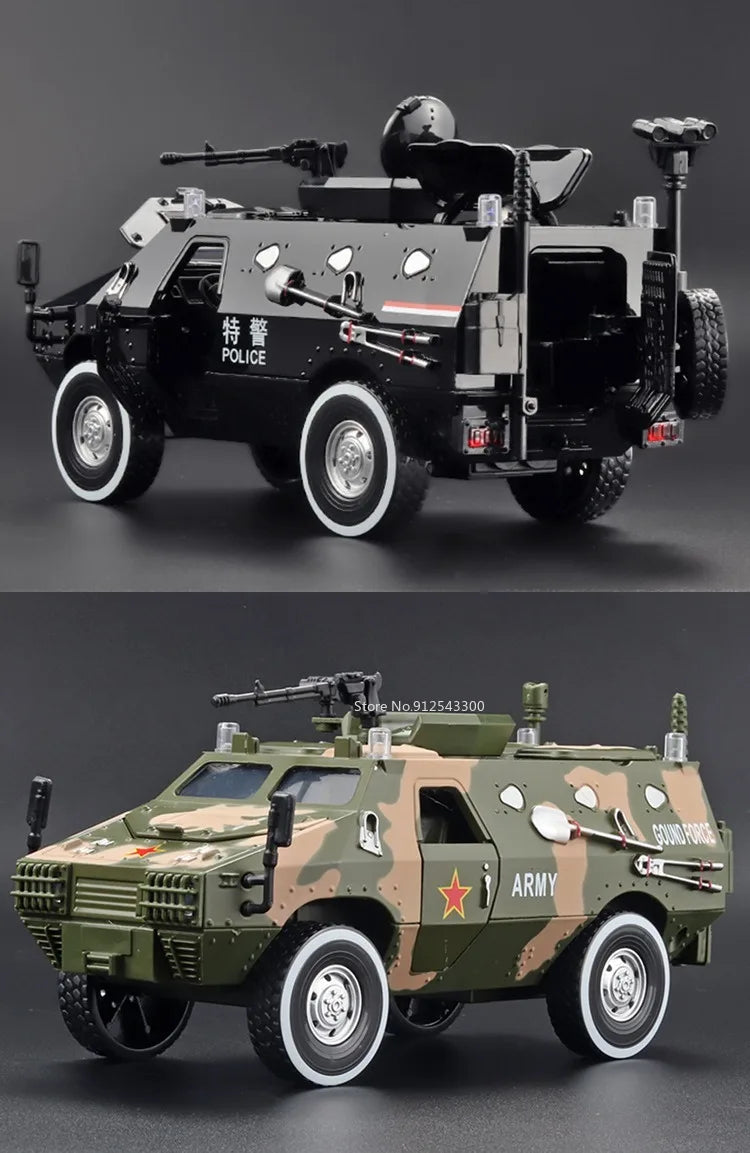Armored Military Off-road Vehicle Diecast Model Collection