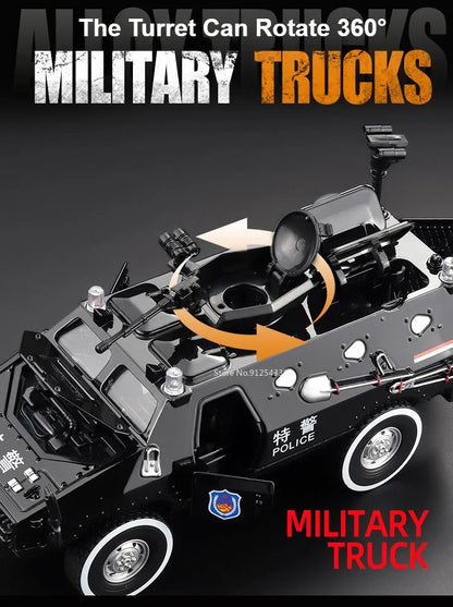 Armored Military Off-road Vehicle Diecast Model Collection