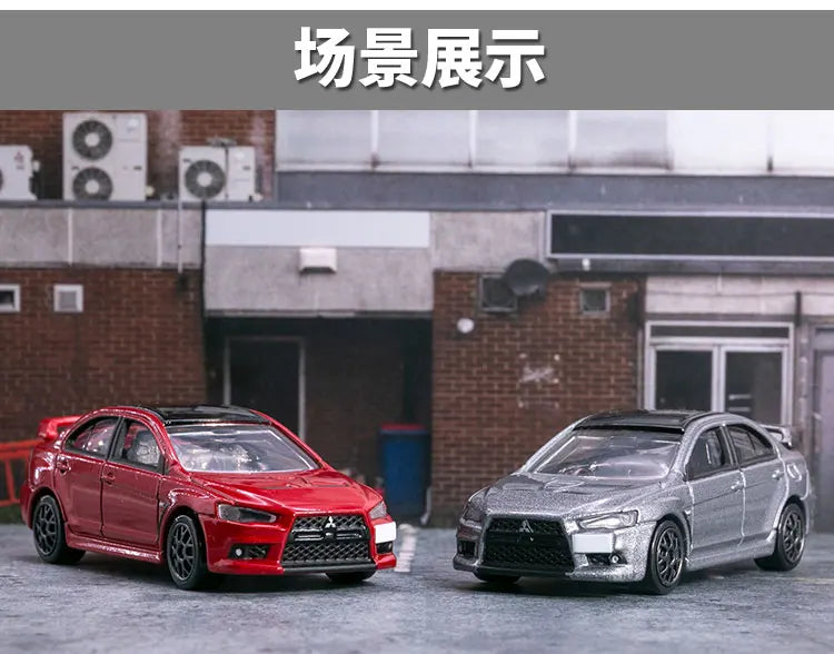 TOMY Mitsubishi Lancer Evolution X (Evo X) JDM 1:64 Diecast Model Car by Maisto