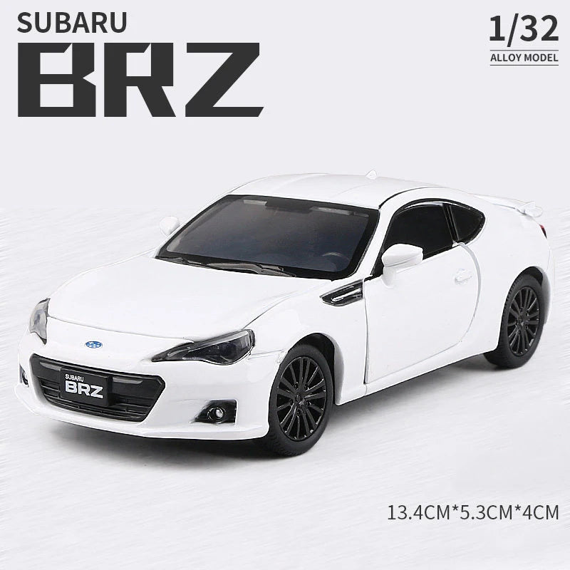 JDM Subaru STI WRX & 2016 Subaru BRZ Supercar Alloy Diecast Model Car