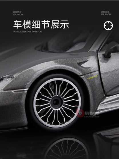 Bburago Porsche 918 Spyder 1:24 Diecast Model Car