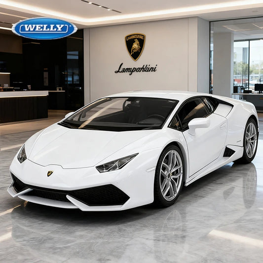 WELLY 1:24 Lamborghini LP610-4 Huracan Alloy Car Diecast Model
