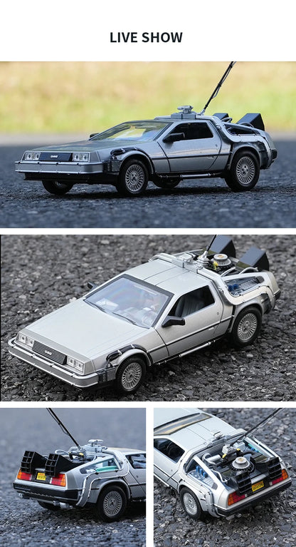 WELLY 1:24 Diecast Alloy Car Model – Back to the Future Edition