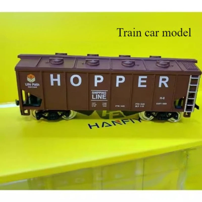 HO Scale 1:87 Electric Model Train Set with Locomotive, Carriages and Track