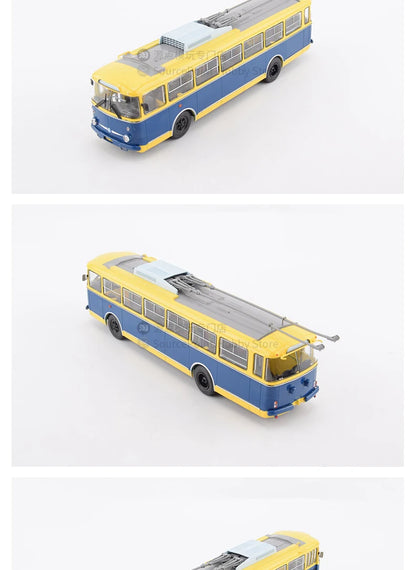 Skoda 9TR Diecast Trackless Tram Bus Model