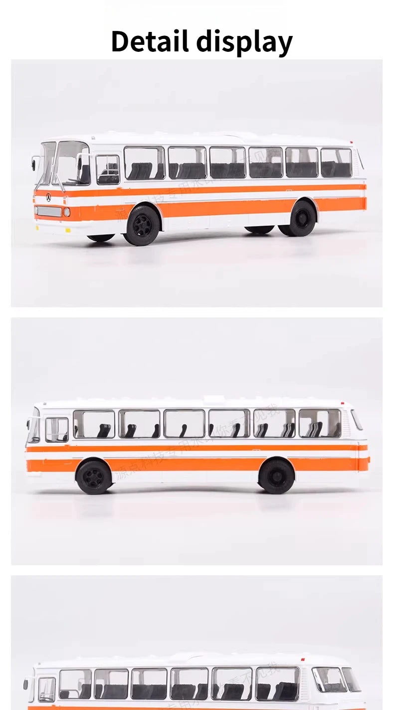 MODEL RTR 1:43 LAZ-699R Retro Intercity Bus Collectible Model