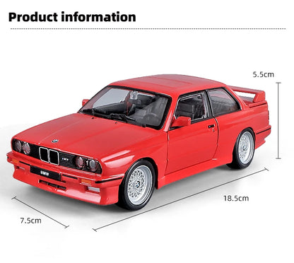 Bburago 1:24 BMW M3 E30 1988 Alloy Car Diecasts & Toy Vehicles Car Model Miniature Scale Model Car For Children