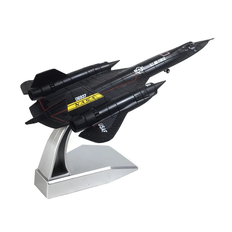 US Air Force SR-71 Blackbird Reconnaissance Aircraft Diecast Model
