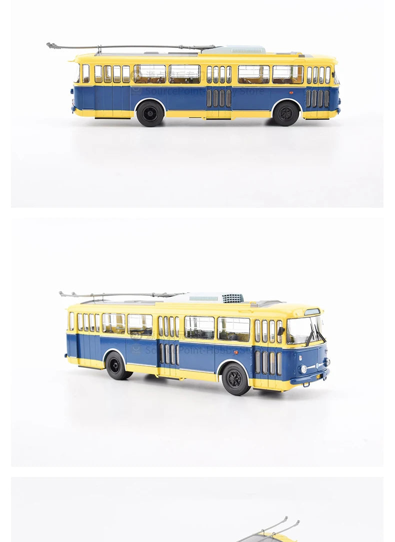 Skoda 9TR Diecast Trackless Tram Bus Model