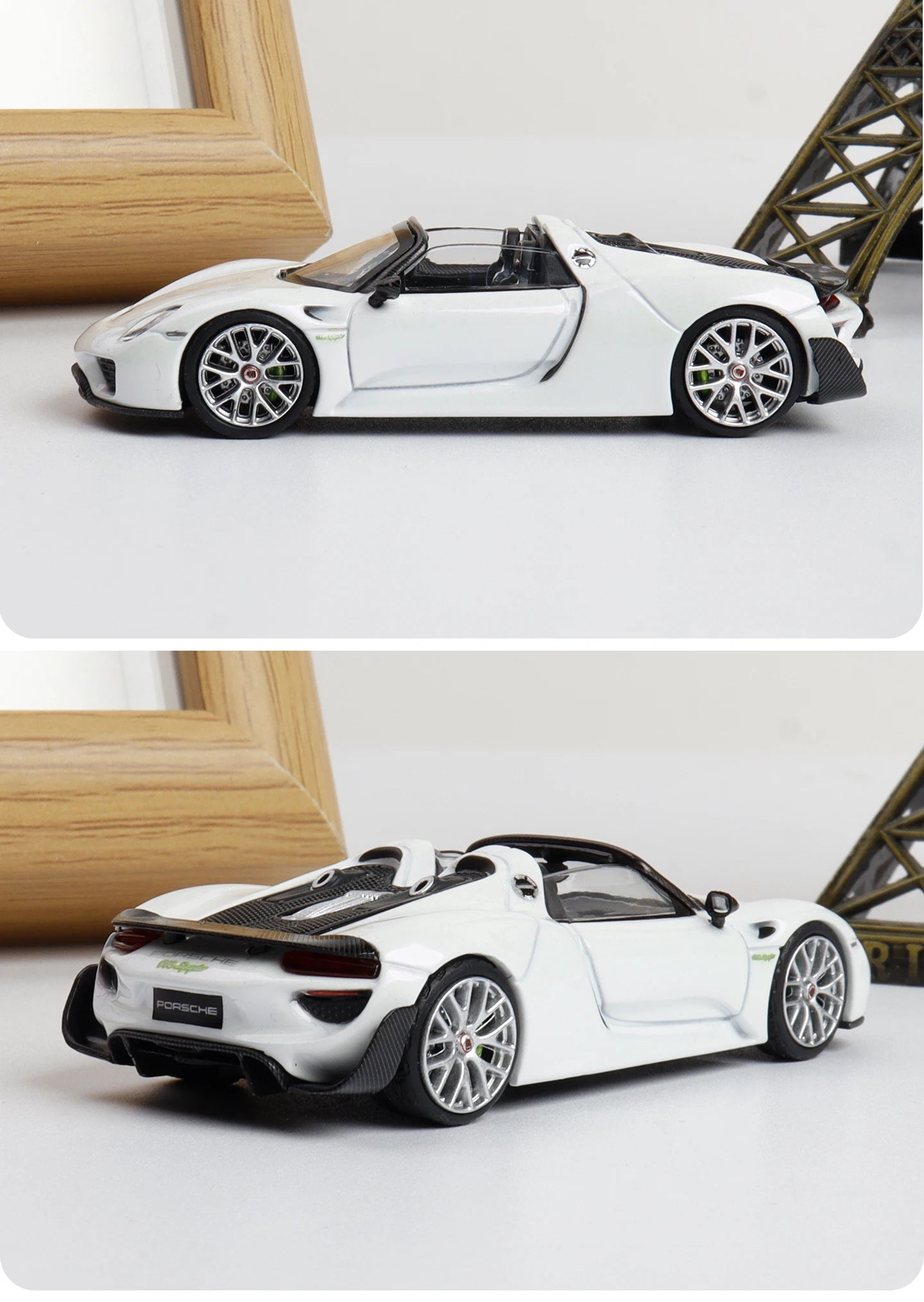 TOP LUX 1:64 Porsche 918 Spyder Diecast Model Car by WELLY
