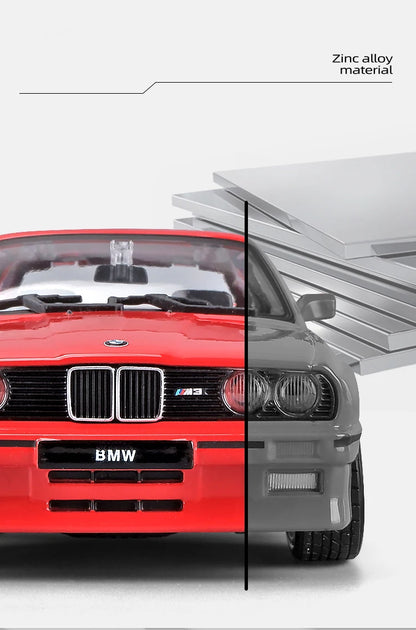 Bburago 1:24 BMW M3 E30 1988 Alloy Car Diecasts & Toy Vehicles Car Model Miniature Scale Model Car For Children