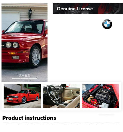 Bburago 1:24 BMW M3 E30 1988 Alloy Car Diecasts & Toy Vehicles Car Model Miniature Scale Model Car For Children
